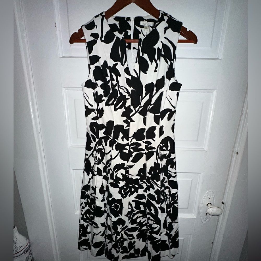 Tyler Boe | NWTs Black & White Pleated Dress Size 4